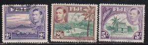 Fiji #129-131, Used