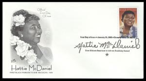 #3996 Hattie McDaniel Artcraft FDC