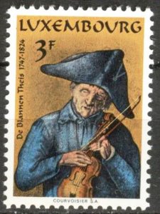 Luxembourg 1974 Music Singer Mathias Schou MNH