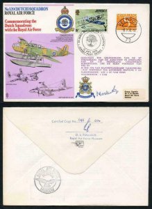 RAFSP11c No.320 (Dutch) Squadron Signed by Commodore J.E. Van Der Kop