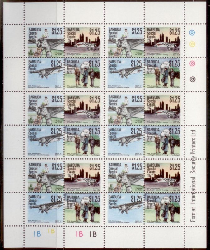 Barbuda 1977 SC# 318-22 MNH-OG L384