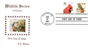 #2476 American Kestrel Doback FDC