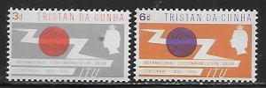 Tristan da Cunha 85-6 1965 100th ITU set LH