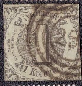 Thurn and Taxis - 42 1852 Used