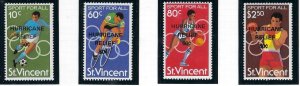 St Vincent B5-8 MNH 1980 Overprints (KA)(ad4155)