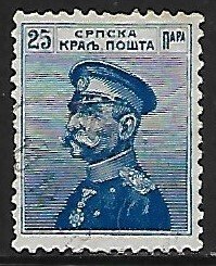 Serbia # 118 - King Peter I - used.....{ZW3}