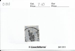 Germany: Wurttemberg sc #O100 used (57547)