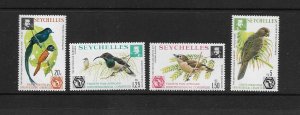 BIRDS - SEYCHELLES #357-60   MNH