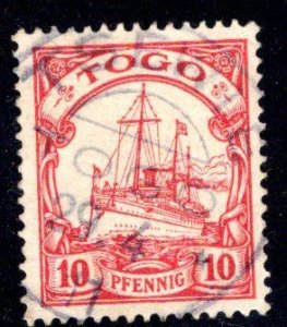 German Togo #9, SON Tsewie CDS dated 29 April 1911,  CV€100   E