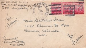 United States A.P.O.'s 2c Defense (3) 1943 U.S. Army Postal Service, A.P.O. 6...