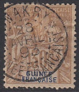 French Guinea 12 Used CV $32.50