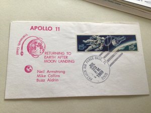 Apollo 11 Man on the Moon 1969 Moon Landing stamp cover   A13777