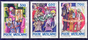 Vatican 1985 St. Methodius Apostle of the Slavs Mi. 867/9 MNH