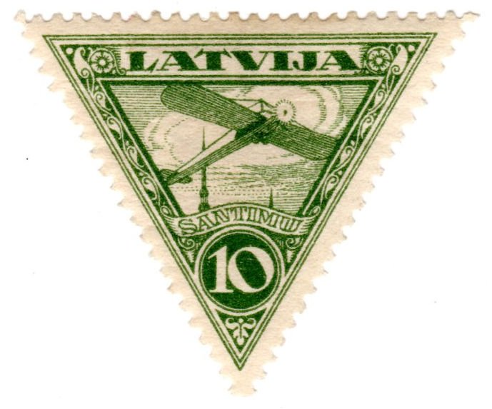 Latvia Scott C3 (1921: Air Post)