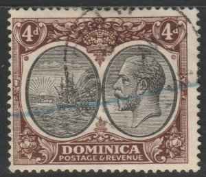 Dominica Scott 75 - SG81, 1923 George V 4d used