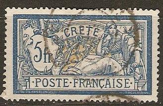 France Offices Crete 15 Y&T 15 Used VF 1902 SCV $110.00