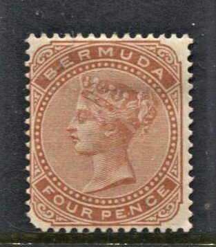 STAMP STATION PERTH Bermuda #24 QV Definitive MLH Wmk.2 - CV$40.00