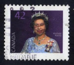 Canada #1357 Queen Elizabeth II, used (0.25)