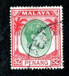 258 BCX  1949 Penang Sc.#21 used cv $2.50( Offers welcome )