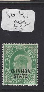 INDIA CHAMBA (P0908B)  KE  1/2A  SG 41   MOG   