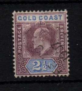 Gold Coast 1906 2 1/2d SG52 fine used Cat Val £85 WS37248