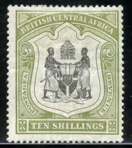 BRITISH CENTRAL AFRICA  SCOTT#54  SGIBBONS#50a  MINT HINGED ORIGINAL GUM