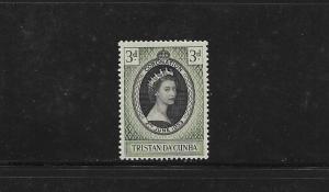 Tristan Da Cunha 1953 Coronation of QE II MNH