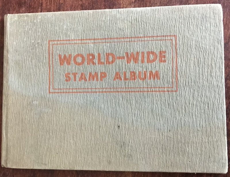 1931 Vintage World-Wide Stamp Album Approx 62 Pages NO Stamps L12