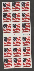 U.S. Scott Scott #3625a American Flag Stamp - Mint NH Booklet Pane