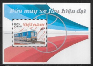 Viet Nam 1900 Train s.s. MNH