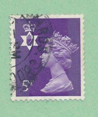 GB Northern Ireland 1971 Scott NIMH5 used - 5p, QE II