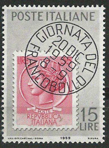 Italy # 793   Stamp Day  1959   (1)   Mint NH