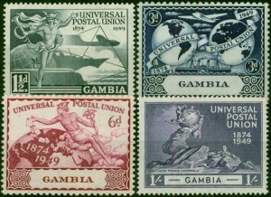 Gambia 1949 UPU Set of 4 SG166-169 Fine LMM