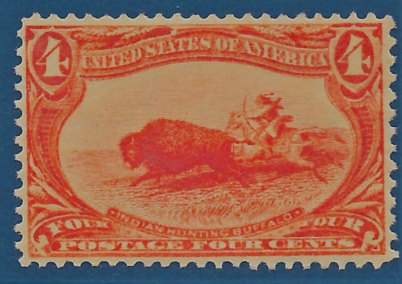 US 1898 Sc. #287 nicely centered, lightly disturbed gum