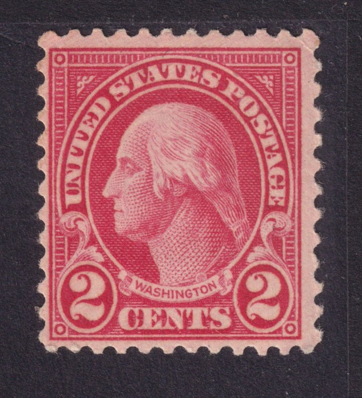 US 554 2c carmine WASH MINT NEVER HINGED FLAT PERF 11 SINGLE FROM 1923