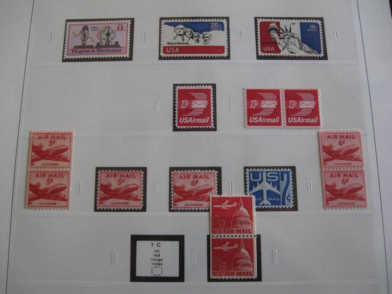 USA Nearly Complete Airmail Collection WITH ZEPPS - Mint & Hinged