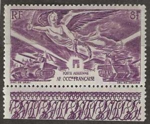 French West Africa   C4, mint, never hinged, with selvedge. 1946.  (F359)