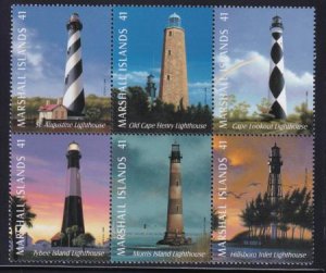 US 906 Trust Territories Marshall Islands NH VF US Lighthouses Block