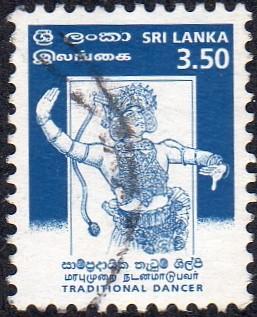 Sri Lanka 1243 - Used - 3.50r Traditional Dancer (1999)