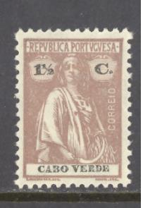Cape Verde Sc # 176 mint hinged perf 12 X 11 1/2 (RS*)