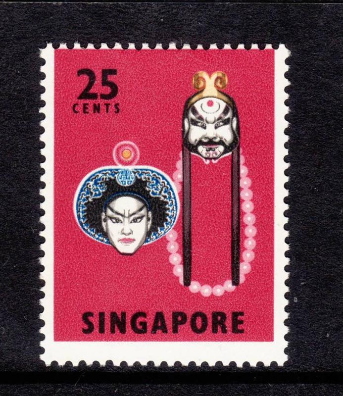 1968 Singapore 25c Mint