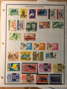 Small collection of Congo stamps