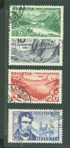 Switzerland #B57-B60 Used Single (Complete Set)