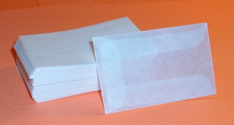 Glassines Envelopes #1-1 3/4x2 7/8, 1 Lot 200 ea, 00004