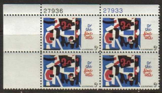 *USA Scott 1259 Plate Block (5 cents) MNH