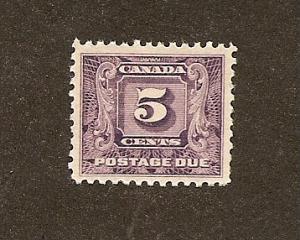 Canada  Scott #J9  Mint  Hinged  Scott CV $25.00 