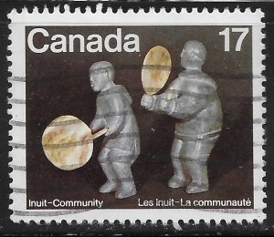 Canada #838 17c Two Soapstone Figures from Repulse Bay