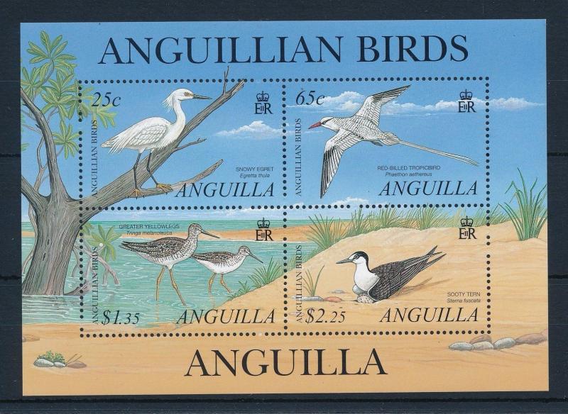 [31035] Anguilla 2001 Birds Vögel Oiseaux Ucelli   MNH  Sheet