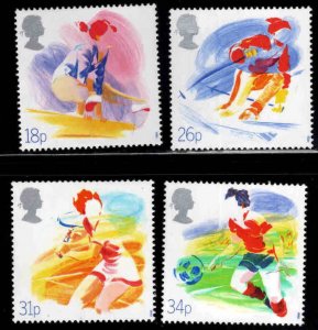 Great Britain Scott 1209-1212 Sports stamp set