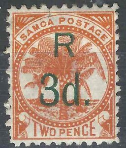 Samoa 30 SG 80 MH F/VF 1898 SCV $5.00